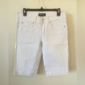 JoaJoa Glam White Capri Pants, Size 9/10